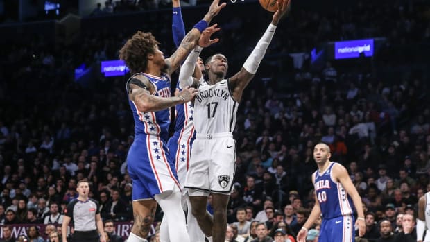 Brooklyn Nets guard Dennis Schroder